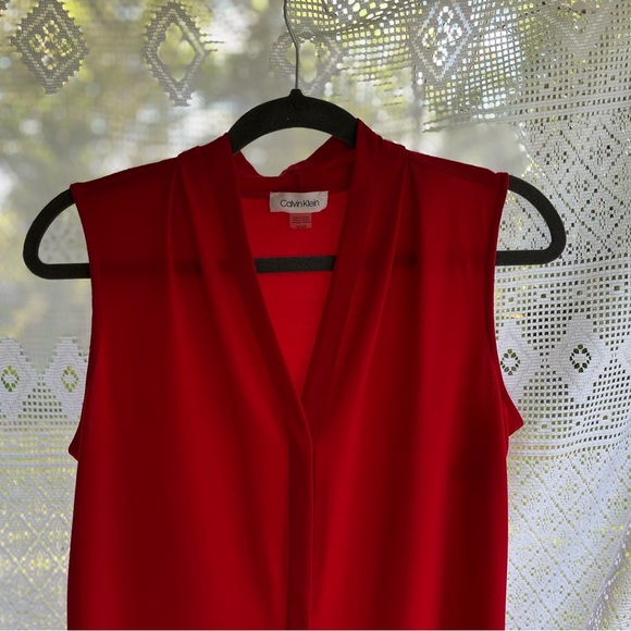 Women’s Calvin Kline red summer top - Picture 2 of 8